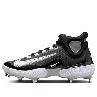 Nike Alpha Huarache Elite 4 Mid Black Dark Smoke Grey DJ6520-011
