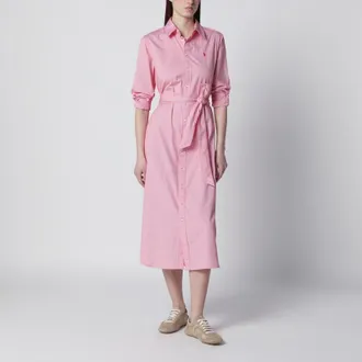 Polo Ralph Lauren Red and white striped shirt dress