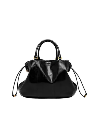 Gianni Chiarini Womens Leather Handbag Morgana Black Handbags Hand Bags