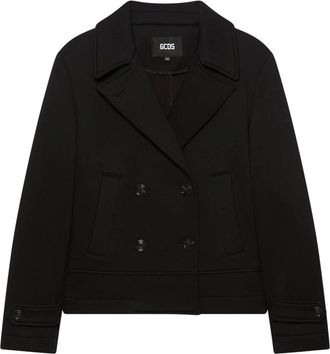 GCDS Gcds, Dames, Jassen, Zwart, Maat: 2XL Leer