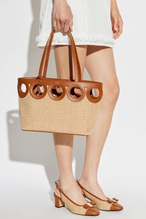 Ferragamo Bag With Logo, Womens, Beige