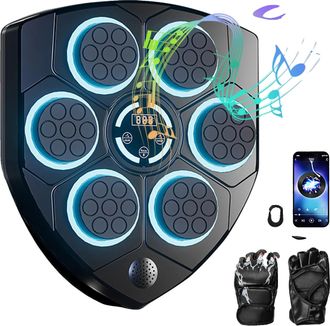 OEM M&aacute;quina De Boxeo Musical Inteligente, Entrenamientos Personalizables, Ejercicio Divertido En Casa, Con Medio Guante