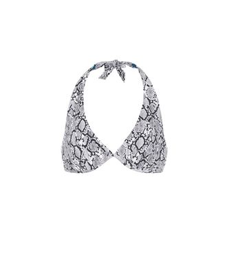 Heidi Klein Top bikini Mombasa a stampa serpente