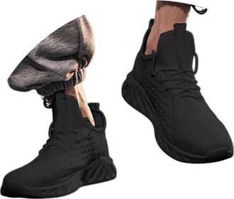 Generic Sports Shoes Men - Fashion Lightweight Running Shoes Breathable Athletic Mesh Sneakers for Men Slip On Comfortable Walking Casual Gym Workout Training