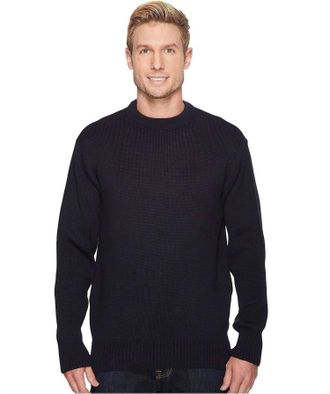 Filson Guide Crewneck Sweater In Dark Navy