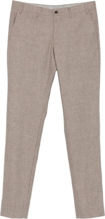 Corneliani buttoned-pockets pants - men - Fabric - 48 - Neutrals