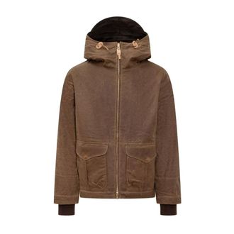 Manifattura Ceccarelli 7066-Wx Blazer Coat - Heren - Jassen - Bruin - Maat: XS Katoen