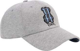 Iceberg Bear Appliqu&eacute; Baseball Cap - Heren - Petten - Grijs - ONE Size - Katoen - Accessoires