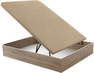 RELAX Canap&eacute; Abatible Relax Musa 3d Gran Capacidad Alturas 38/32 Cm 180x200 Cm - Natural - Altura 38 Cm