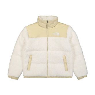 The North Face High Pile Nuptse Jacket - Dames - Ski Jassen - Beige - 2XL - Polyester - Fitness
