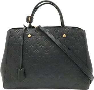 Louis Vuitton Pre-owned Vintage Canvas Handbag - Dames - Vintage Handtas - Zwart - ONE Size - Vintage