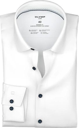 Olymp Olymp, Heren, Overhemden, Wit, Maat: 2XL