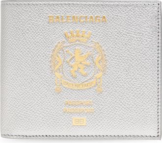 Balenciaga Passport Square Folded Wallet - Heren - Portefeuilles - Grijs - ONE Size - Leer - Accessoires