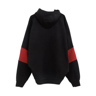 Willy Chavarria Two-Tone Panelled Hoodie - Black