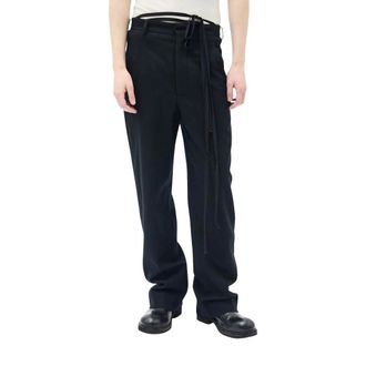 Ann Demeulemeester Heren, Broeken, Zwart, Maat: L Wol
