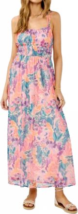 Lovestitch Totally Blushing Dress In Multicolor