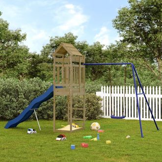 vidaXL Parque Infantil De Exterior Madera De Pino Impregnada Vidaxl