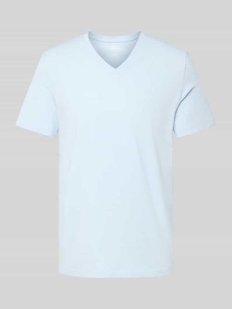 s.Oliver Red Label Regular Fit T-Shirt aus reiner Baumwolle in Hellblau, Gr&ouml;&szlig;e XL