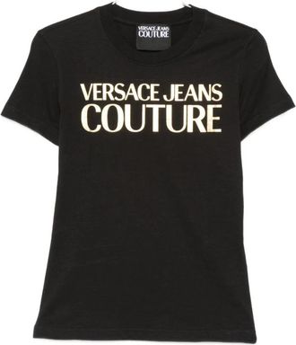 Versace Jeans Couture K42 T-shirt - Dames - T-shirts - Zwart - S - Katoen - Tops
