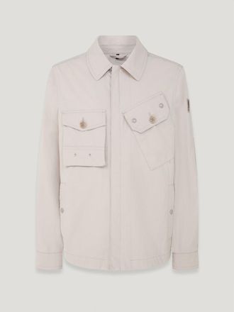 Belstaff Belstaff Chaqueta Rig para hombre Popelín militar Piedra pómez clara 2XL