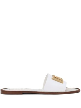 Dolce & Gabbana Sandali con logo DG - Bianco