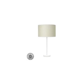 Fabrilamp Sobremesa Alto Moda 1xe27 Blanco/ca&ntilde;izo Blanco 63x30x30 Cm