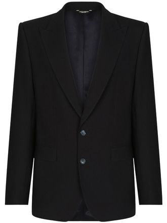 Dolce & Gabbana Sicilia-fit single-breasted suit - Black