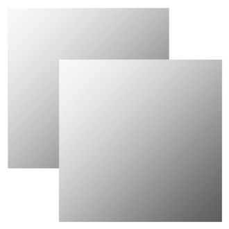 vidaXL Espejos De Pared Cuadrados 2 Unidades Vidrio 40x40 Cm Vidaxl