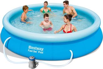 Bestway Piscina Fast Redonda Con Filtro 1c 366 H 76 Bestway Bw57274