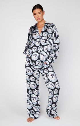 Show me your Mumu Overslept PJ Set in Disco Ball Silky at Nordstrom, Size X-Small