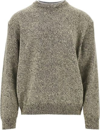 Jacquemus Textured Knit Sweater with Crew Neckline and Relaxed Fit