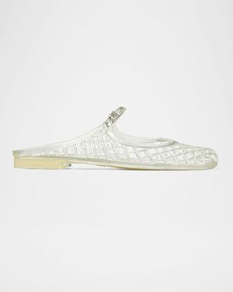 Tory Burch Mellow Jelly Mary Jane Ballerina Mules