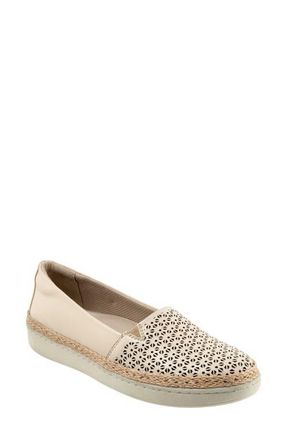 Trotters Accent Perf Espadrille Slip-On Sneaker in Ivory at Nordstrom, Size 8.5