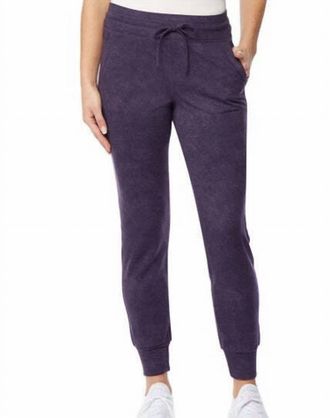 32 Degrees Fleece Jogger Pants In Purple