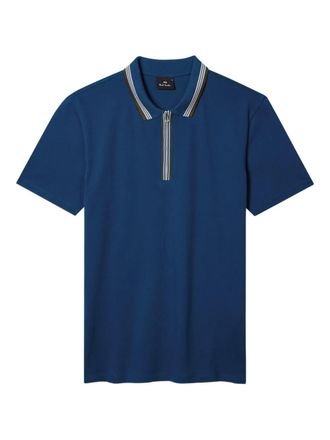 Paul Smith Polo con colletto a righe - Verde