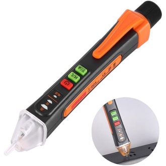 OEM Comprobador De Tensi&oacute;n Sin Contacto Con Rango De Ca De 12-1000 V/48-1000 V, Comprobador El&eacute;ctrico Con Linterna, Alarma Sonora Y Detector De Rotura De 