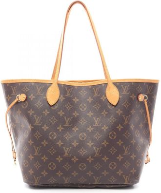 Louis Vuitton Brown Pvc Leather Handbag Tote Bag (Pre-Owned)