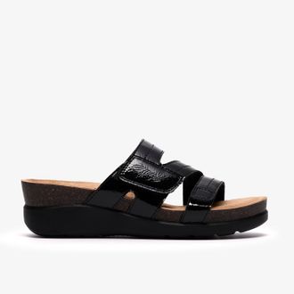 Clarks Calenne Holly Black Pat
