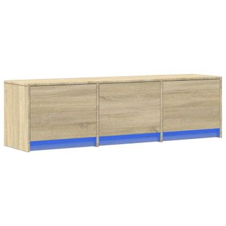 vidaXL Mueble De Tv Sonoma 140 X 34 X 40 Cm Madera De Ingenier&iacute;a Vidaxl