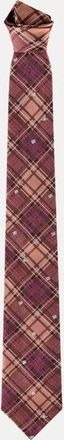 Vivienne Westwood Tie 8.5cm Louth Tartan Peach Men