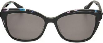 Christian Lacroix Ladies Black Cat Eye Sunglasses CLS1084
