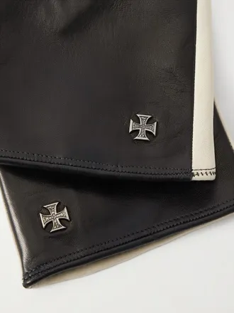 Enfants Riches Deprimes Two-Tone Leather Gloves