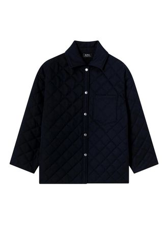A.P.C. A. P.C. Georges Quilted Wool Jacket