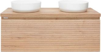 Puma Naturel Mueble de baño bajo lavabo Naturel Savona 118x43x44,8 cm, roble Halifax mate (SAVONA120DHD)