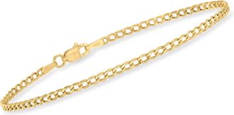 Canaria Canaria 2.3mm 10kt Yellow Gold Curb-Link Bracelet