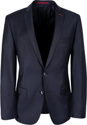 Roy Robson Slim Fit Stretch Jacket - Heren - Business blazers - Blauw - W25 - Wol - Kostuums