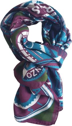Kenzo Veelkleurige Pashmina Sjaal - Dames - Sjaals - Veelkleurig - ONE Size - Accessoires