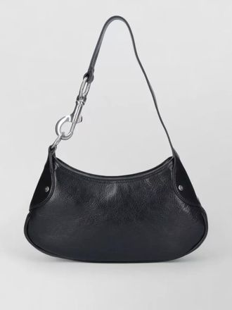 Mulberry textured shoulder bag metal hardware