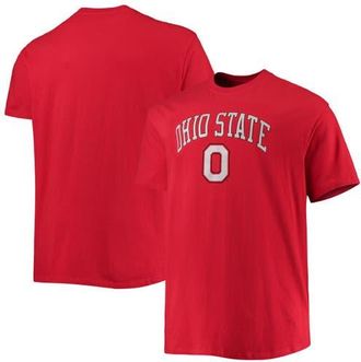 Champion Mens Champion Scarlet Ohio State Buckeyes Big & Tall Arch Over Wordmark T-Shirt at Nordstrom, Size X-Large