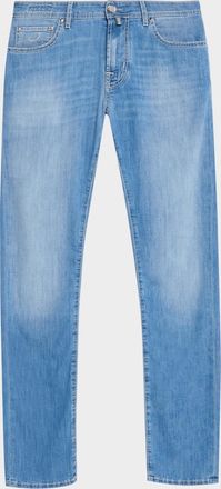 Jacob Cohen Men & apos;s Faded Slim Fit Five-Pocket Jeans